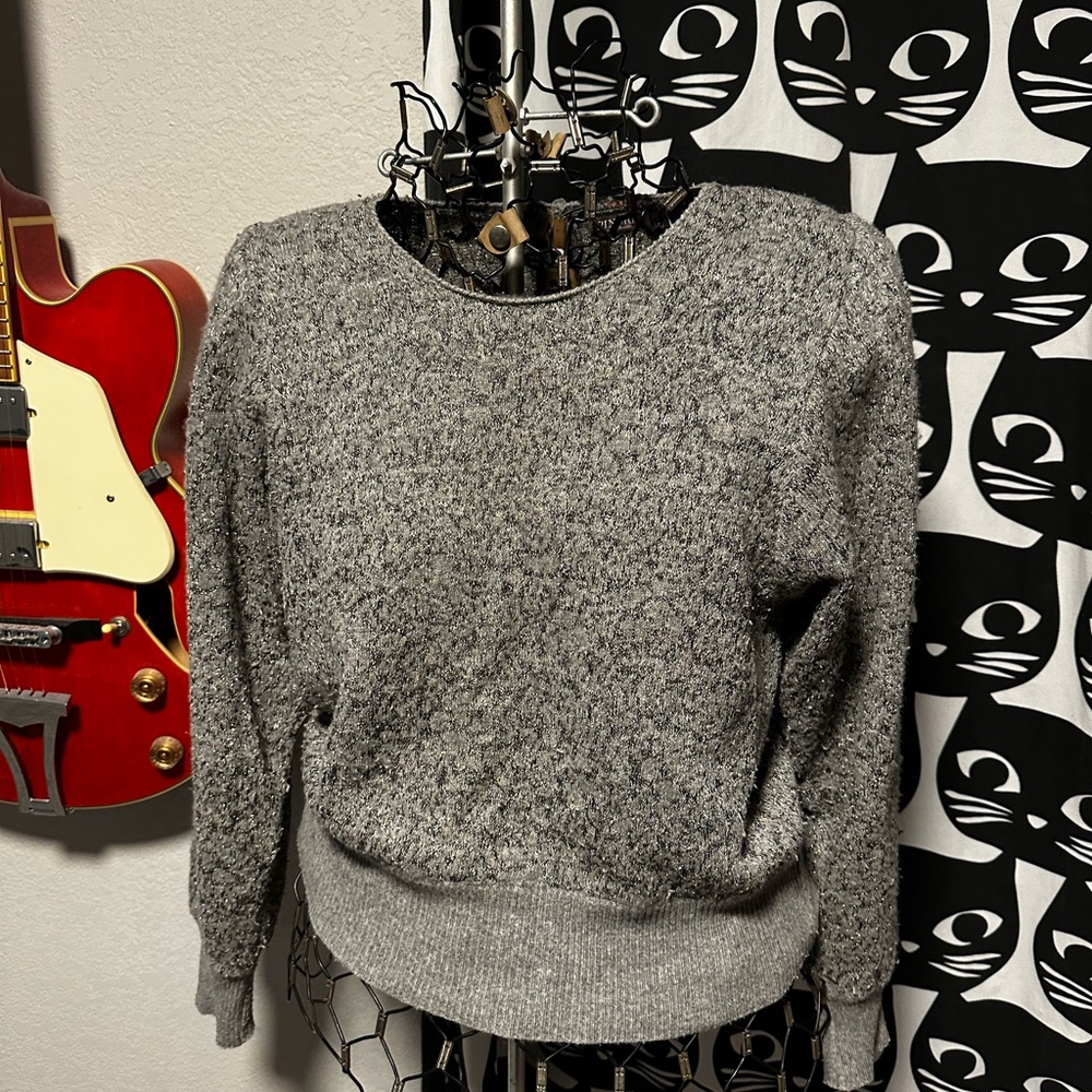 80s sweater with shoulder pads